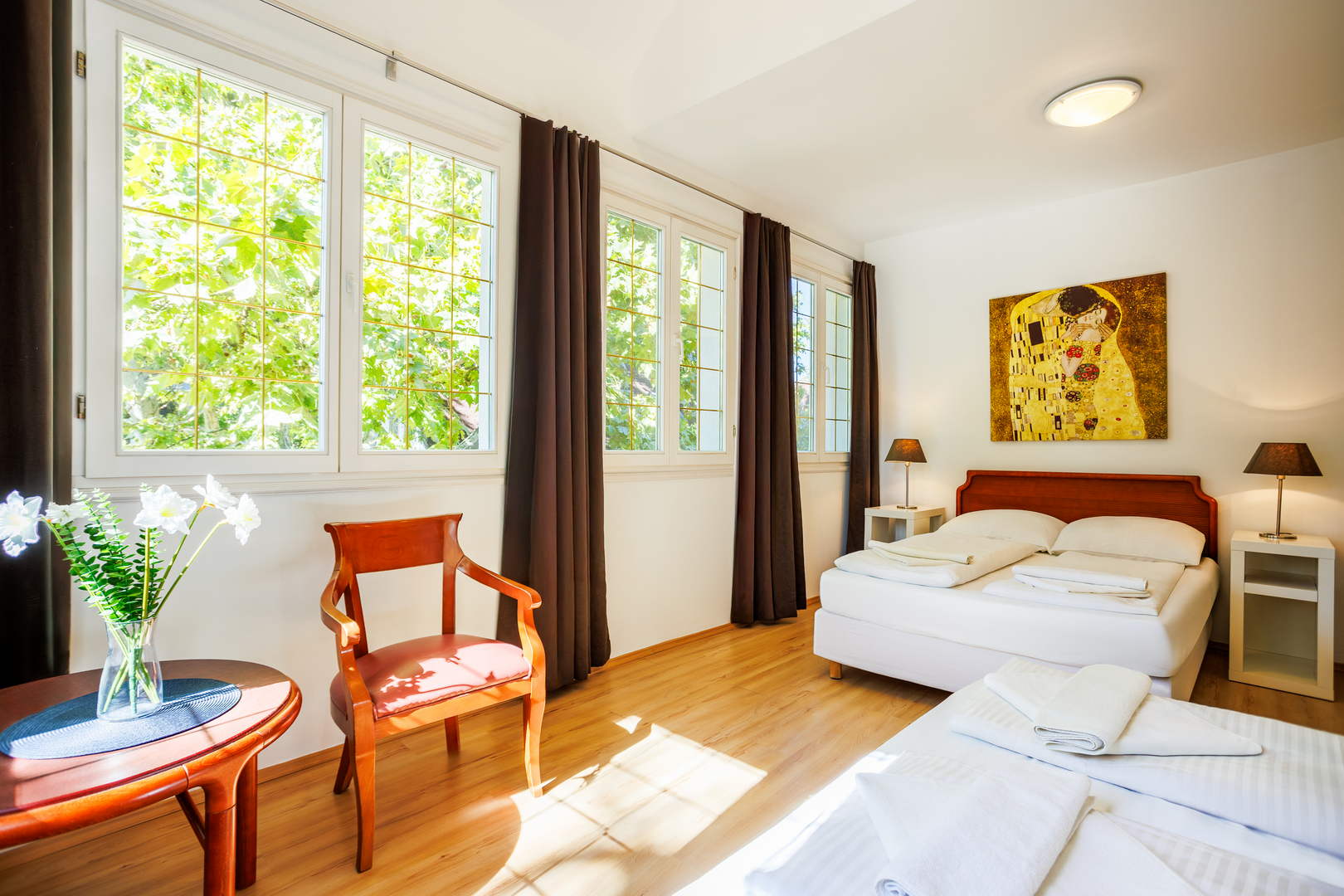 kilátás az udvarra